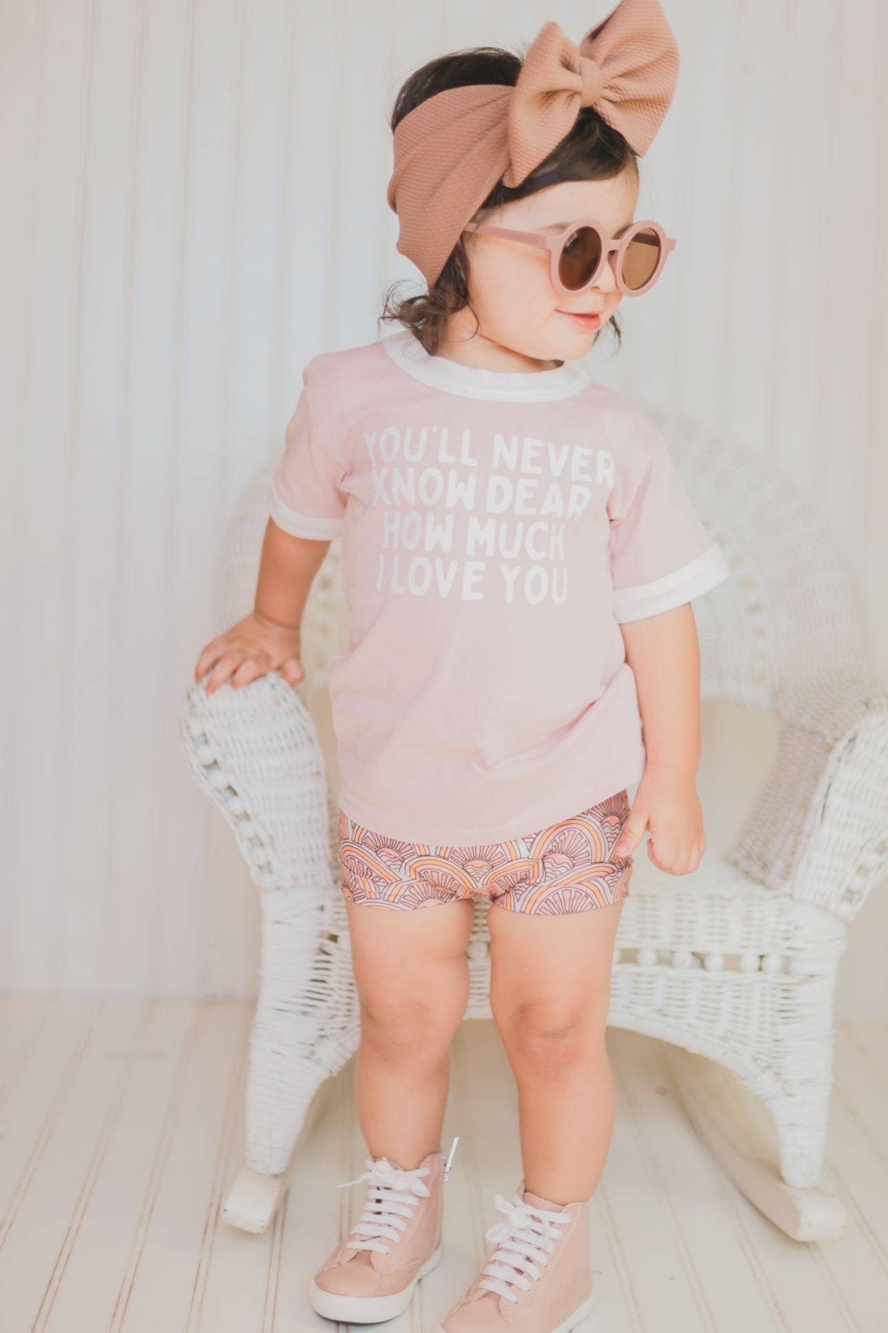 Mauve Kids Round Sunglasses