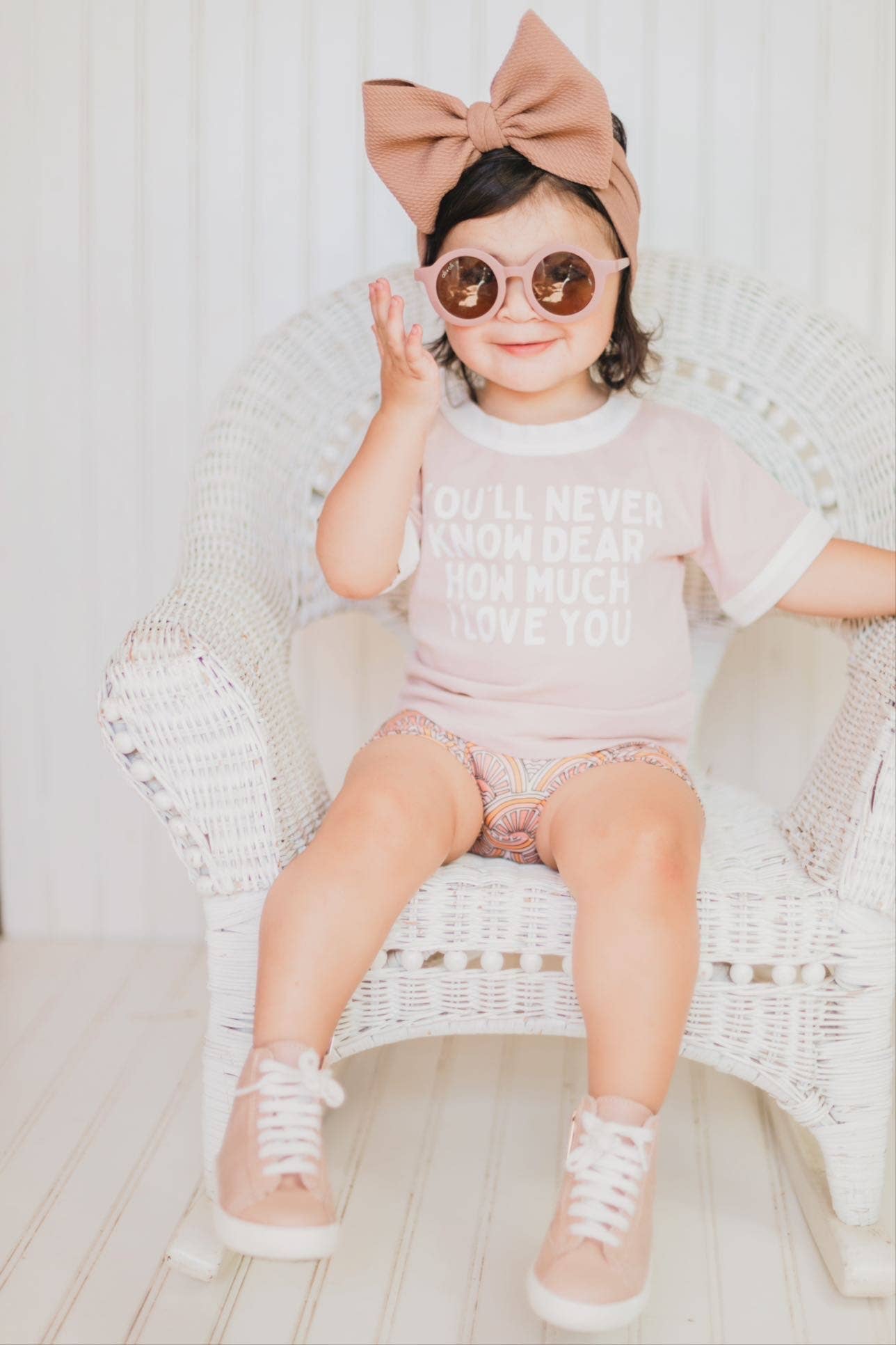 Mauve Kids Round Sunglasses