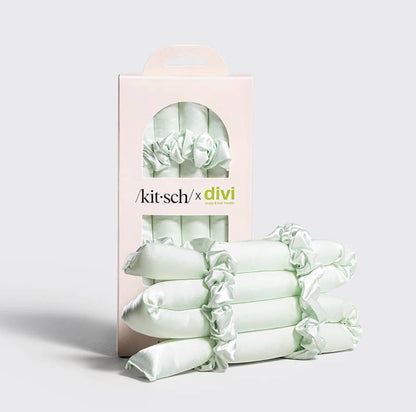 Kitsch x Divi Satin Heatless Curling Set - Seafoam