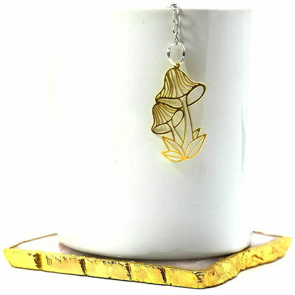 Golden Mushroom Loose Leaf Tea Infuser