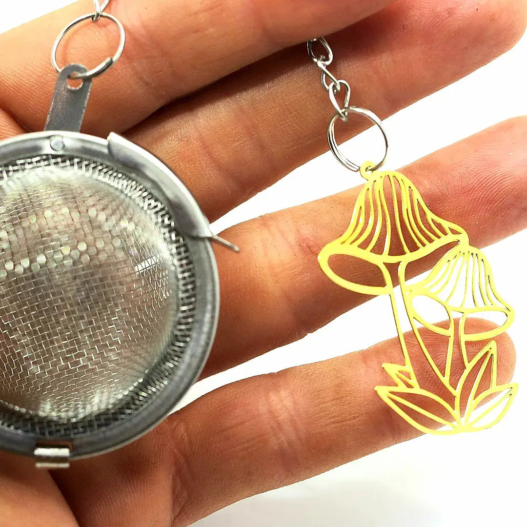 Golden Mushroom Loose Leaf Tea Infuser