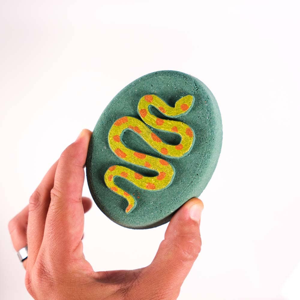 Reptile Bath Bomb with Toy