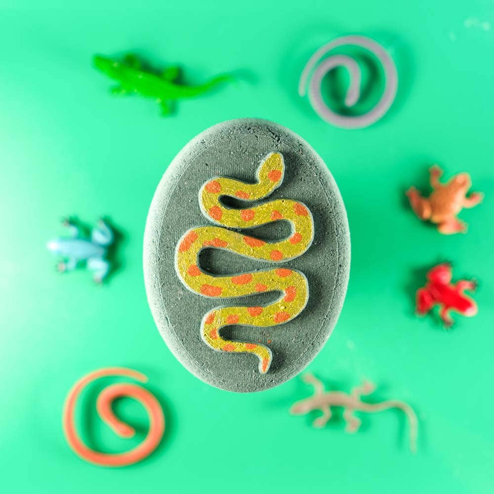 Reptile Bath Bomb with Toy
