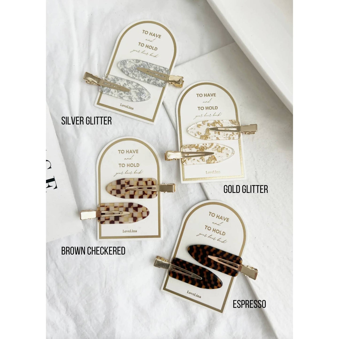 Crease Free Hair Clips Set - DEBBIE