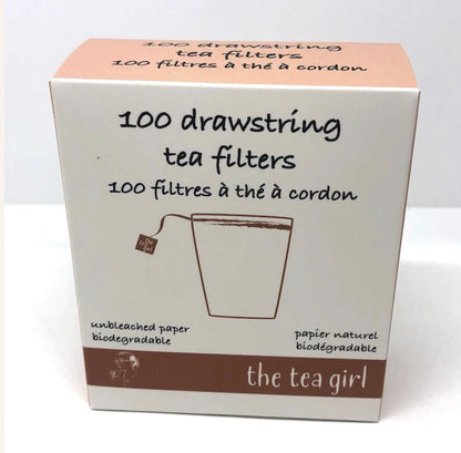 100 Drawstring Tea Filters