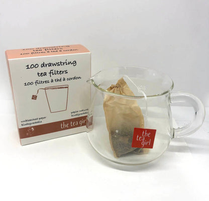 100 Drawstring Tea Filters