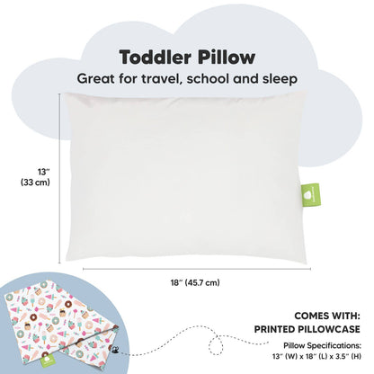 13X18 Toddler Pillow With Pillowcase