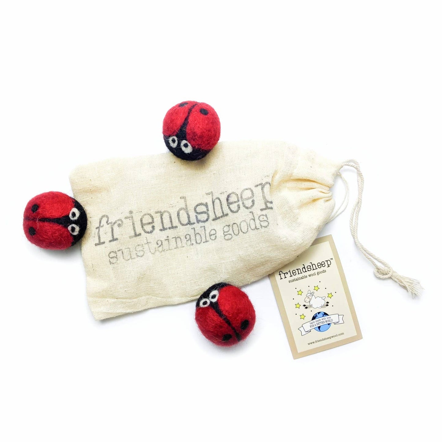 Gina the Ladybug and Friends Eco Toys/Fresheners - Set of 3