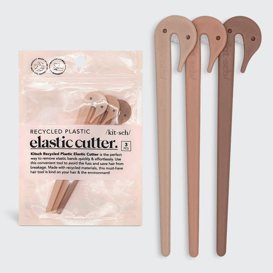 Eco-Friendly Elastic Cutters 3pc Set - Multi-coloured