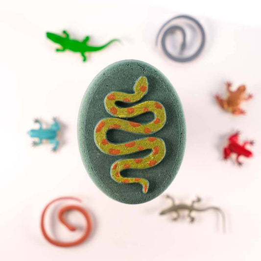 Reptile Bath Bomb with Toy