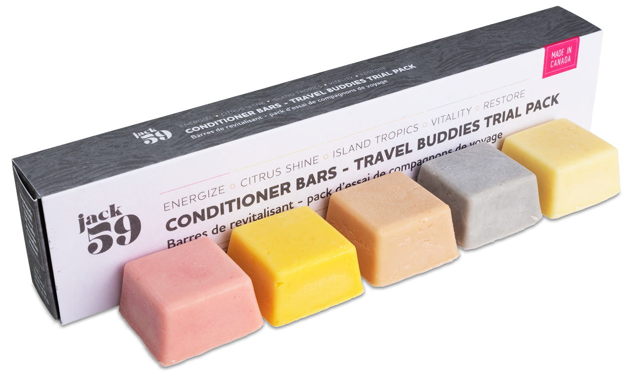 Jack59 Conditioner Bars - Travel Buddies Trial Pack