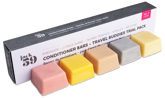 Jack59 Conditioner Bars - Travel Buddies Trial Pack