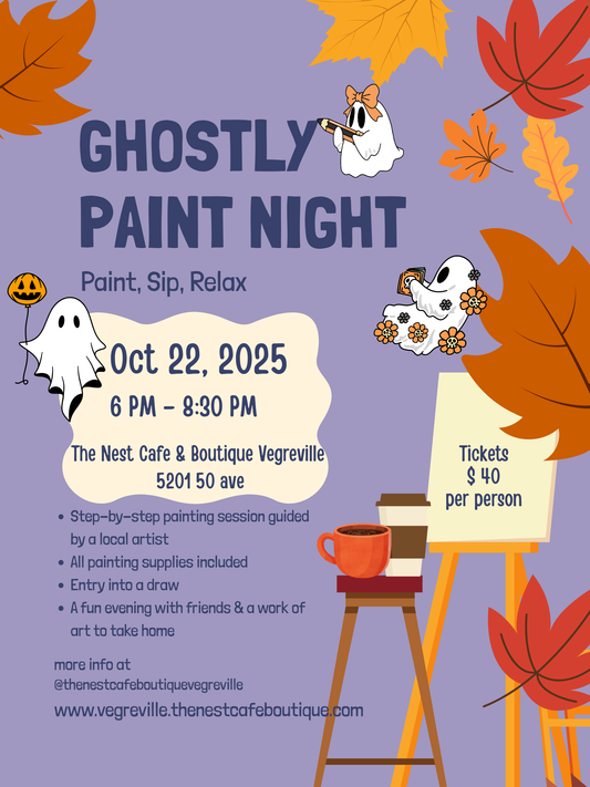 Oct 23 - Paint Night at The Nest